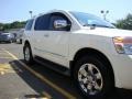 Blizzard White - Armada Platinum 4WD Photo No. 11