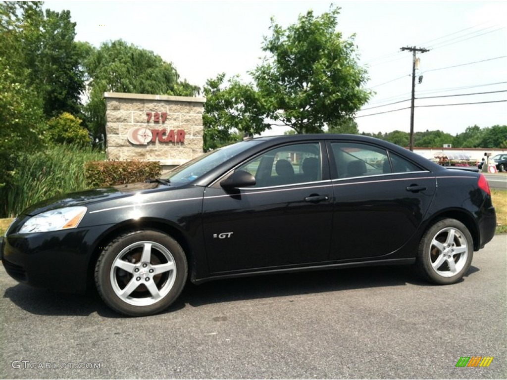 2009 G6 GT Sedan - Carbon Black Metallic / Ebony photo #1