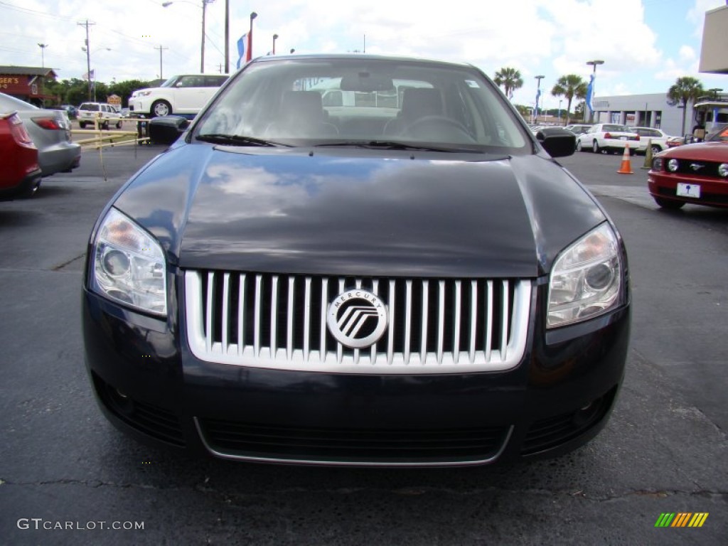 2008 Milan V6 Premier - Dark Blue Metallic / Dark Charcoal/Light Stone photo #3