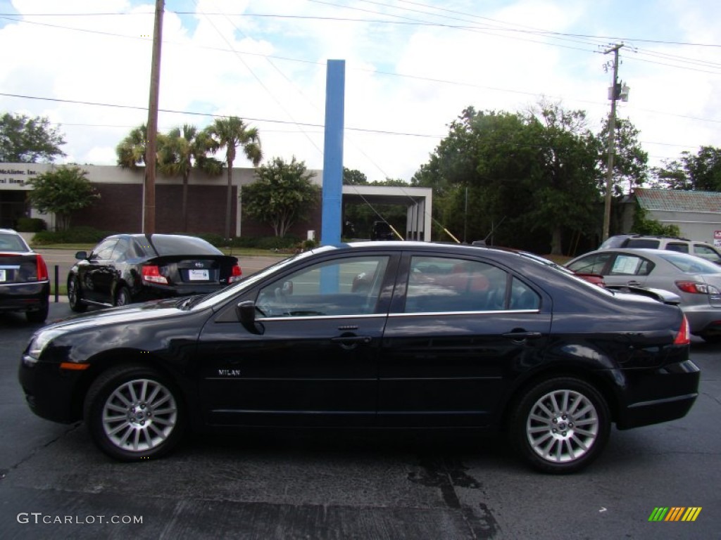 2008 Milan V6 Premier - Dark Blue Metallic / Dark Charcoal/Light Stone photo #30