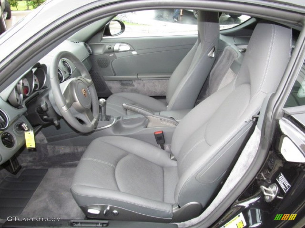 Black Interior 2010 Porsche Cayman S Photo #68085074