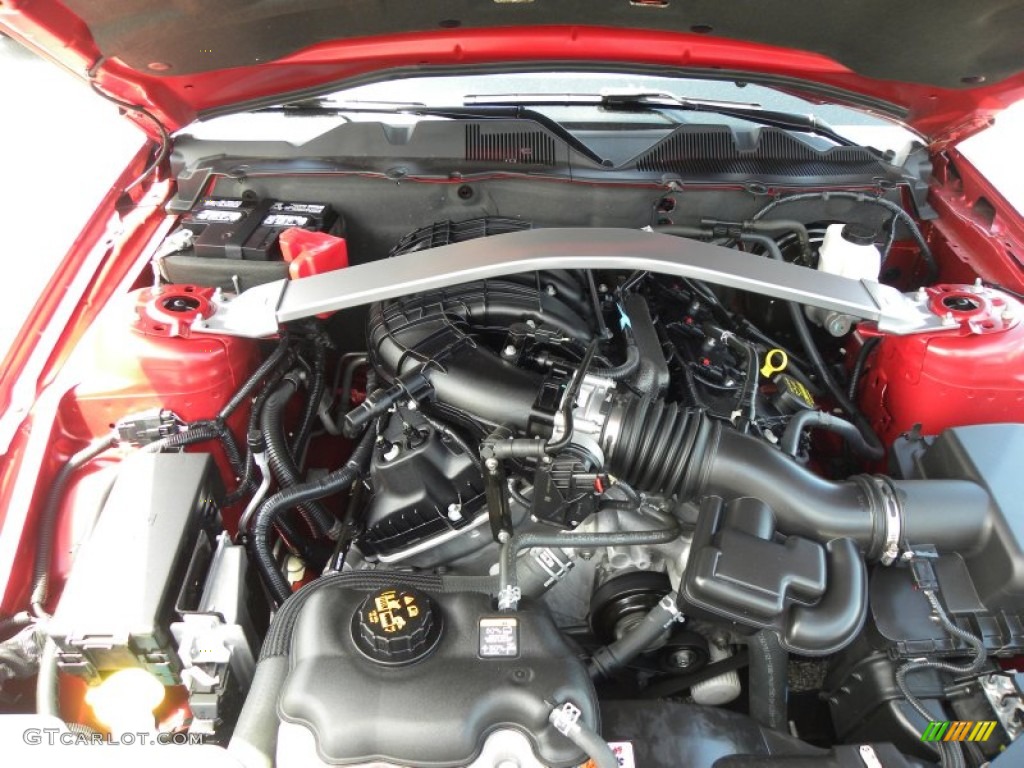 2011 Mustang V6 Premium Convertible - Red Candy Metallic / Charcoal Black photo #15