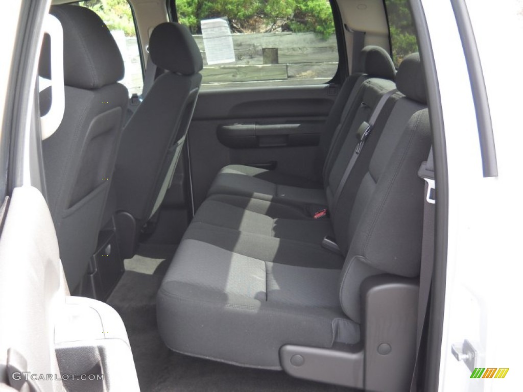 2012 Sierra 1500 SLE Crew Cab 4x4 - Summit White / Dark Titanium/Light Titanium photo #10