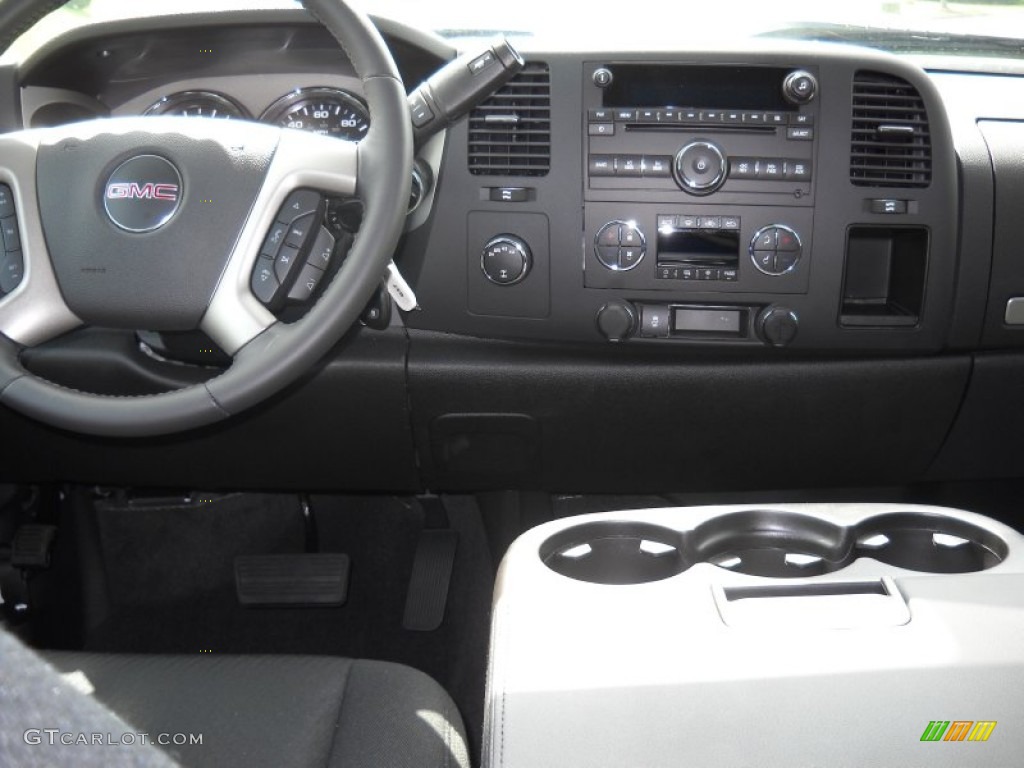 2012 Sierra 1500 SLE Crew Cab 4x4 - Summit White / Dark Titanium/Light Titanium photo #12