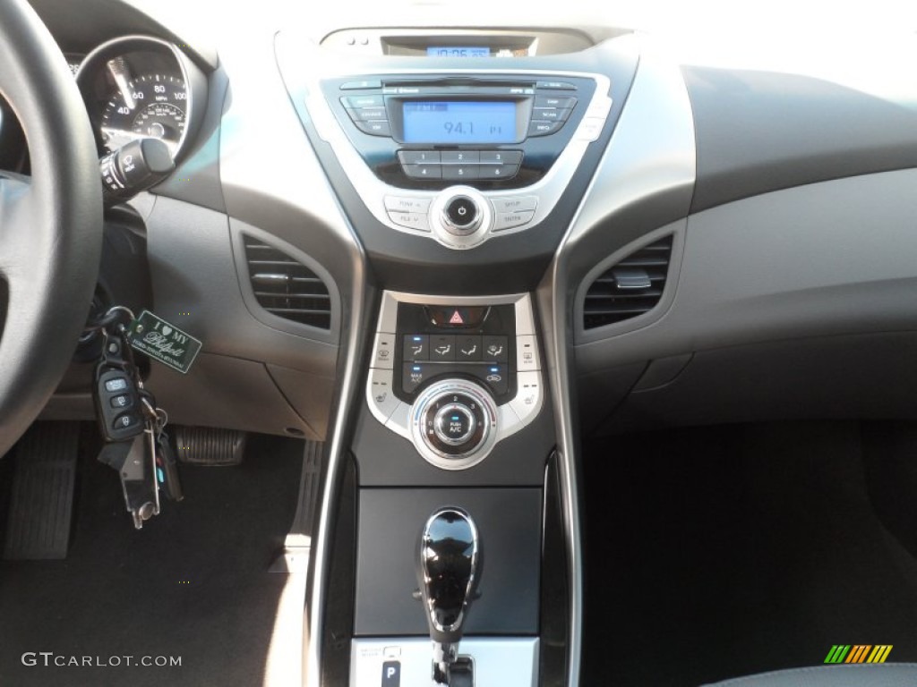2012 Elantra Limited - Indigo Night Blue / Gray photo #38