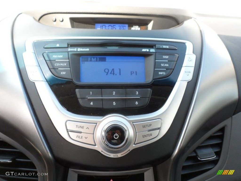 2012 Elantra Limited - Indigo Night Blue / Gray photo #39