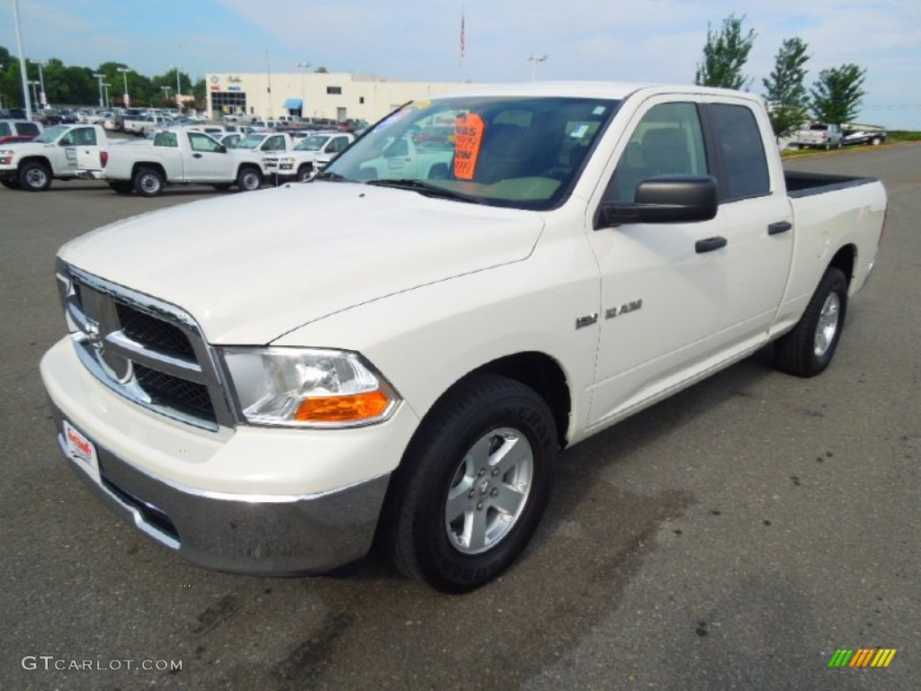 2009 Ram 1500 SLT Quad Cab - Stone White / Dark Slate/Medium Graystone photo #1