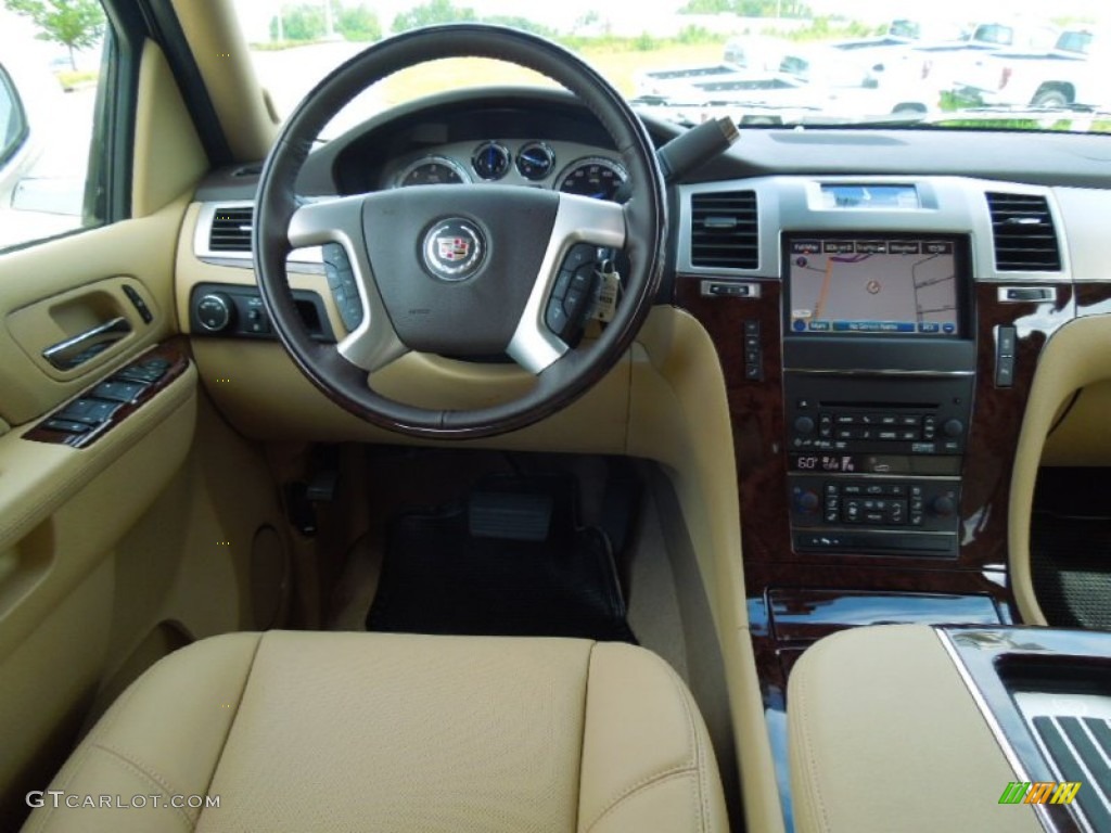 2013 Cadillac Escalade ESV Luxury AWD Cashmere/Cocoa Dashboard Photo #68088820