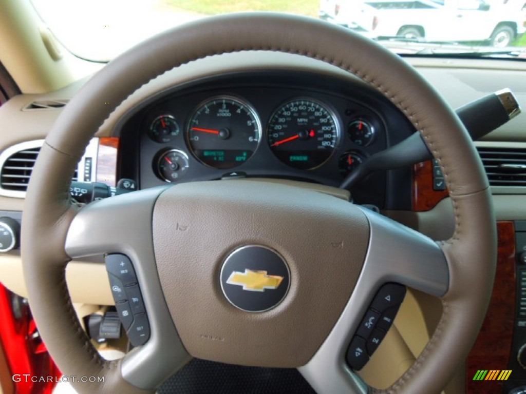 2013 Tahoe LTZ 4x4 - Crystal Red Tintcoat / Light Cashmere/Dark Cashmere photo #16