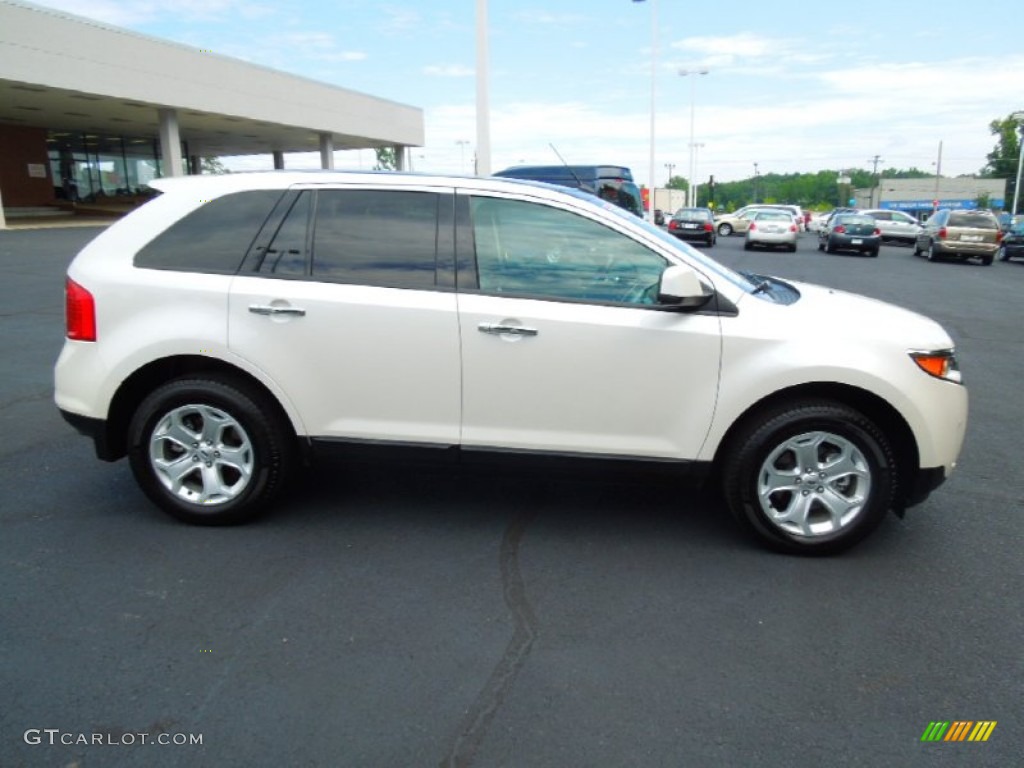 White Platinum Tri-Coat 2011 Ford Edge SEL Exterior Photo #68089580