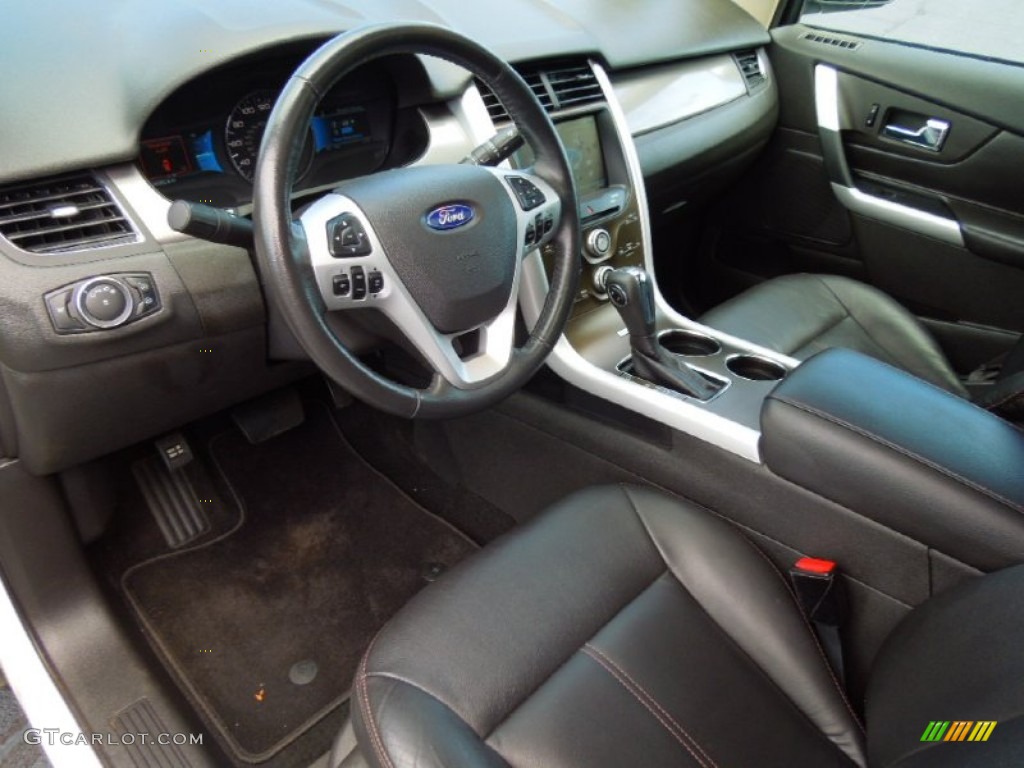 Charcoal Black Interior 2011 Ford Edge SEL Photo #68089715