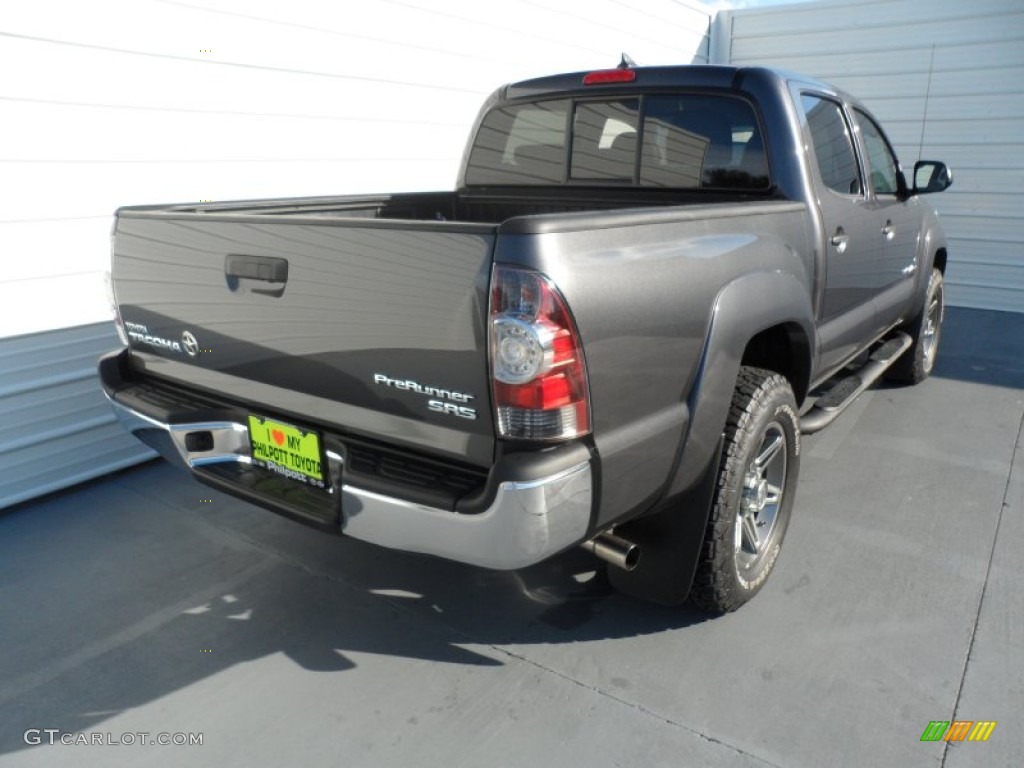 2012 Tacoma SR5 Prerunner Double Cab - Magnetic Gray Mica / Graphite photo #3