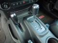 2012 Jeep Wrangler Unlimited Altitude Edition Black/Radar Red Stitch Interior Transmission Photo