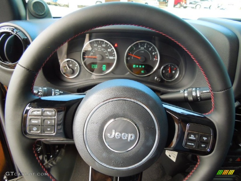 2012 Jeep Wrangler Unlimited Altitude 4x4 Steering Wheel Photos