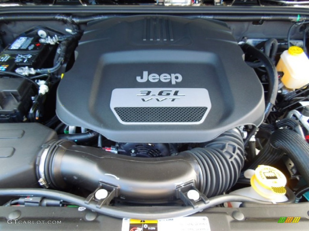 2012 Jeep Wrangler Unlimited Altitude 4x4 3.6 Liter DOHC 24-Valve VVT Pentastar V6 Engine Photo #68090228