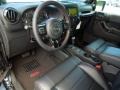 2012 Jeep Wrangler Unlimited Altitude Edition Black/Radar Red Stitch Interior Prime Interior Photo