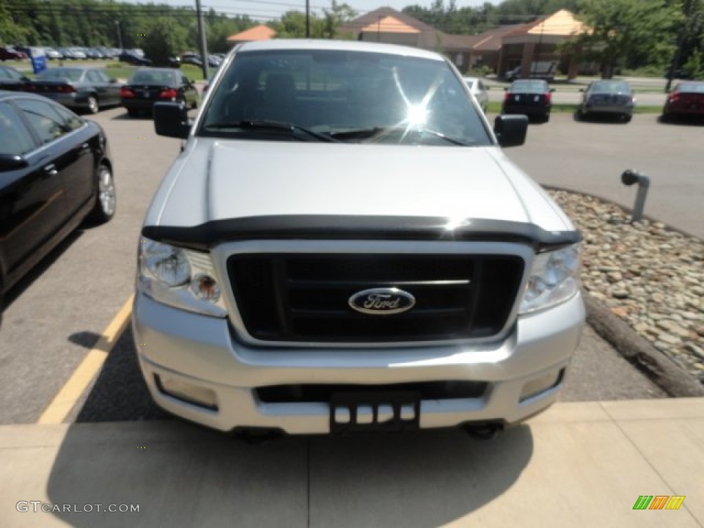 2005 F150 XLT SuperCab 4x4 - Silver Metallic / Medium Flint Grey photo #2