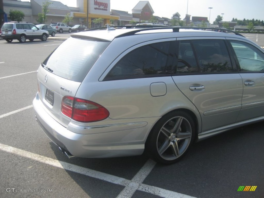 2008 E 63 AMG Wagon - Iridium Silver Metallic / Ash photo #11