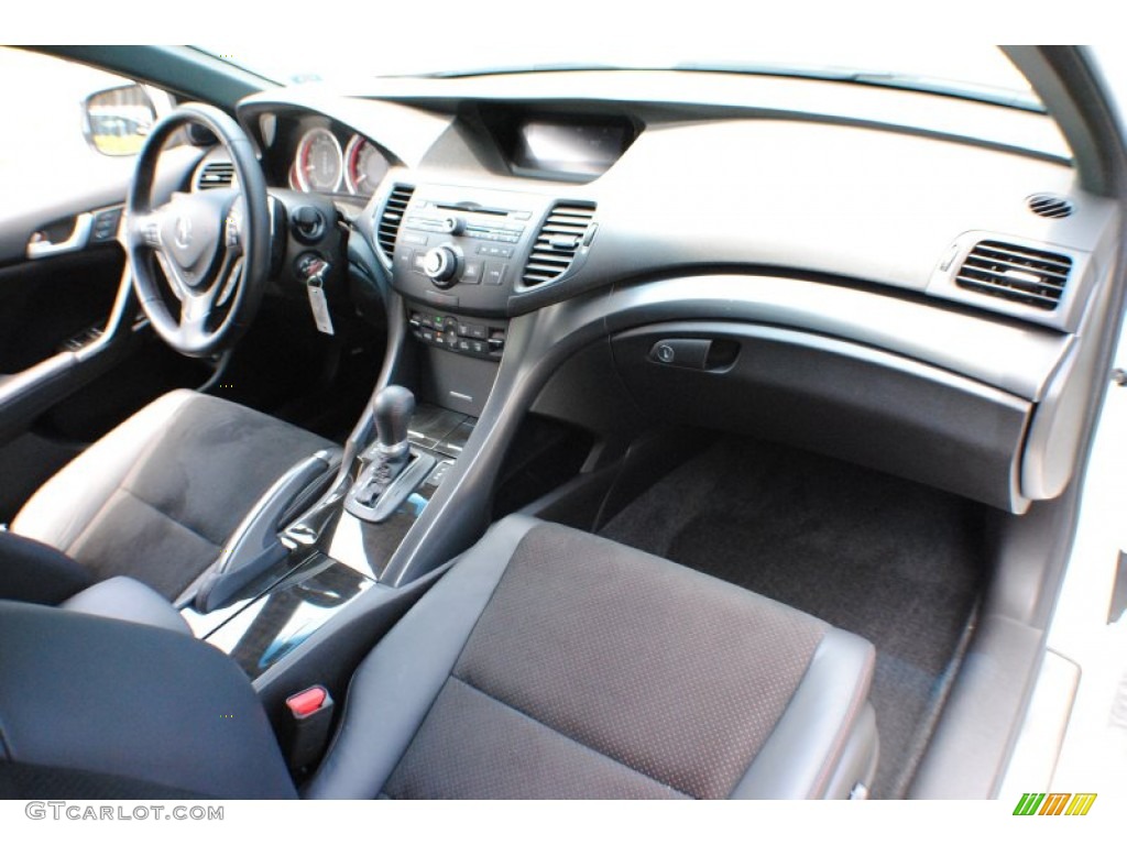 2012 Acura TSX Sedan Ebony Dashboard Photo #68094622