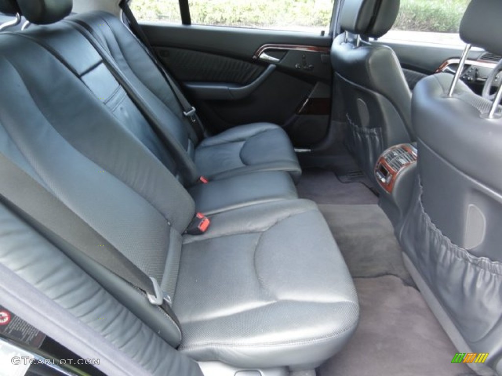 2003 Mercedes-Benz S 600 Sedan Rear Seat Photo #68094671