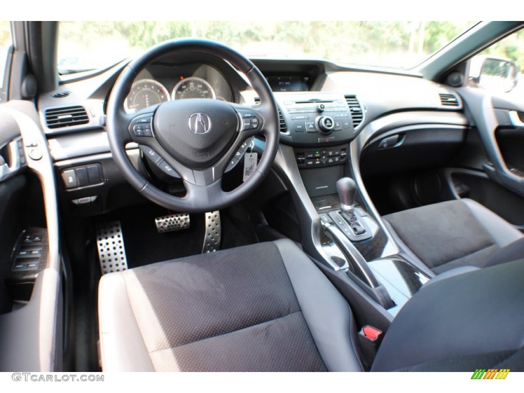 Ebony Interior 2012 Acura TSX Sedan Photo #68094674