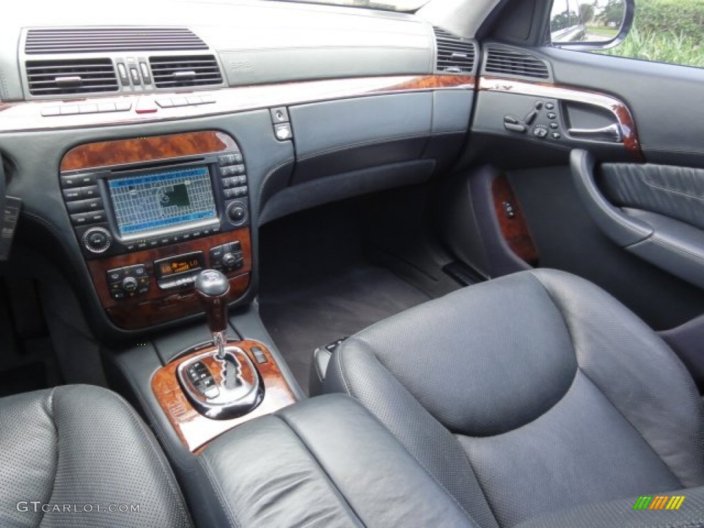 2003 Mercedes-Benz S 600 Sedan Charcoal Dashboard Photo #68094716