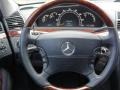 Charcoal 2003 Mercedes-Benz S 600 Sedan Steering Wheel