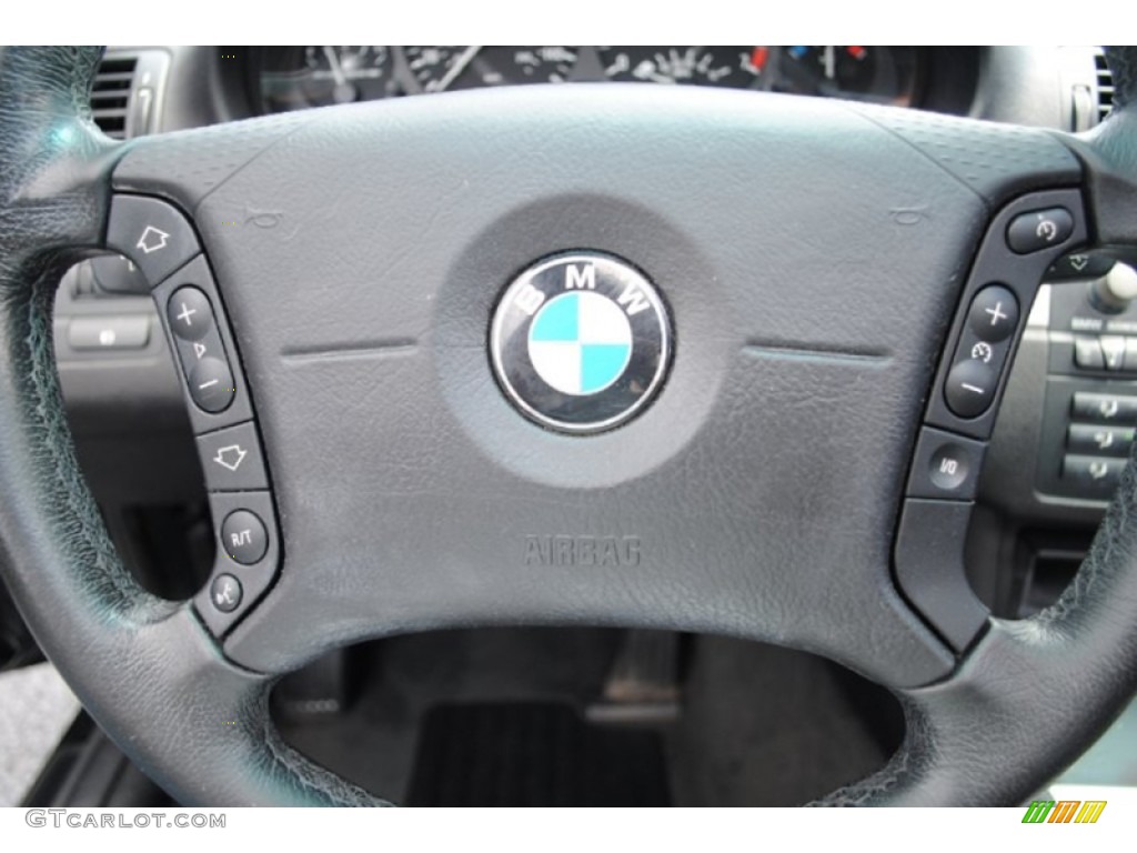 2004 3 Series 325i Sedan - Black Sapphire Metallic / Black photo #11