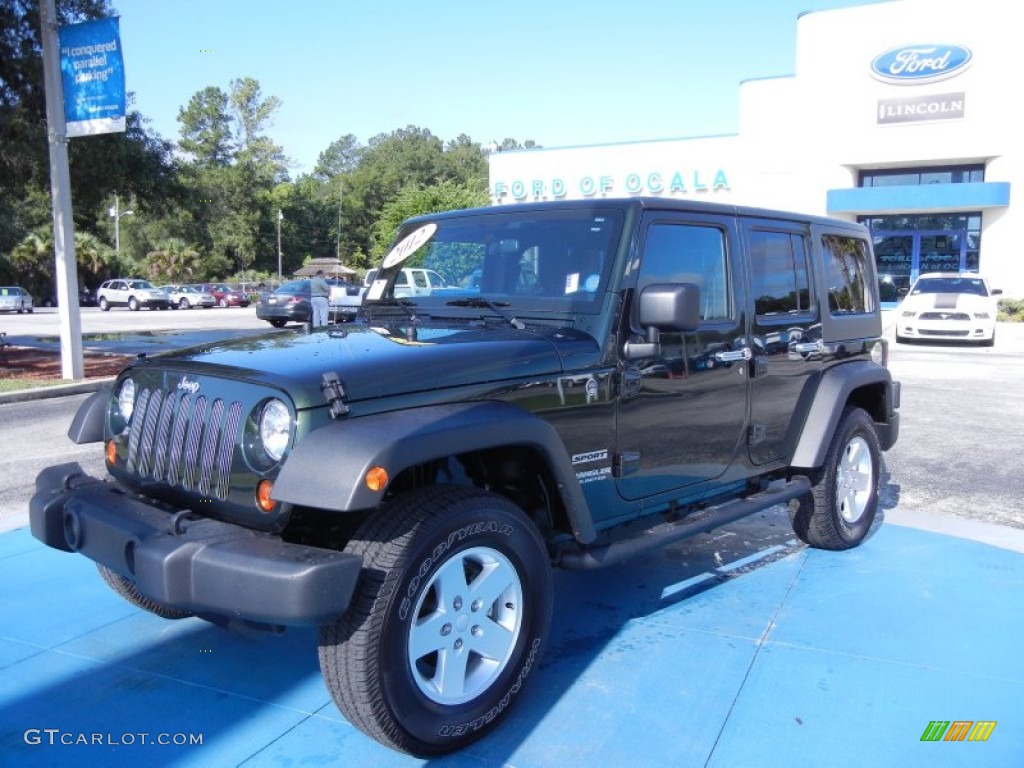 Natural Green Pearl Jeep Wrangler Unlimited