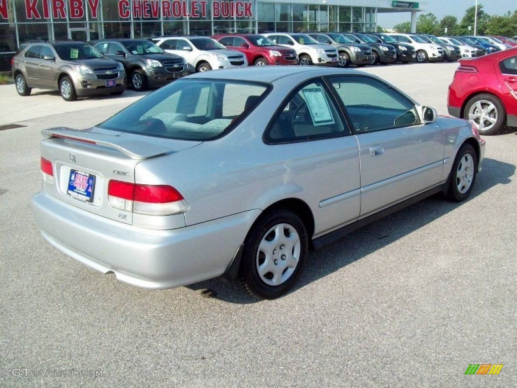 1999 Civic EX Coupe - Vogue Silver Metallic / Dark Gray photo #11
