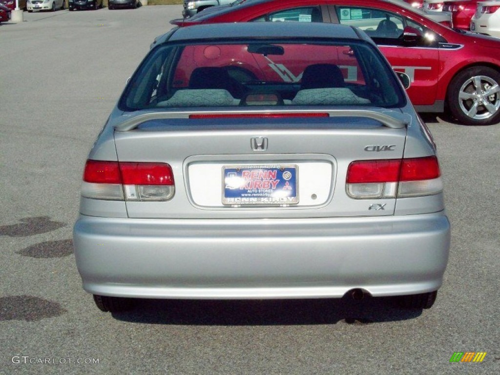 1999 Civic EX Coupe - Vogue Silver Metallic / Dark Gray photo #13