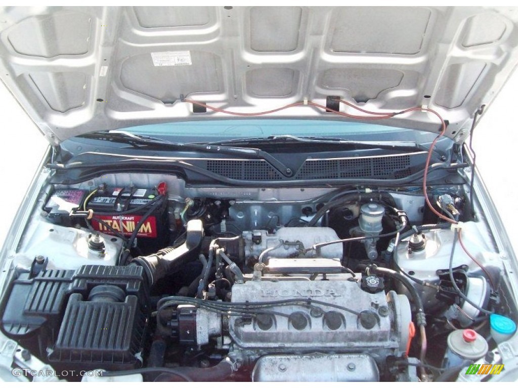 1999 Civic EX Coupe - Vogue Silver Metallic / Dark Gray photo #15