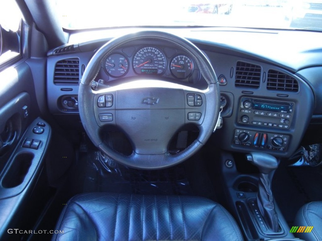 2002 Chevrolet Monte Carlo LS Ebony Steering Wheel Photo #68095274