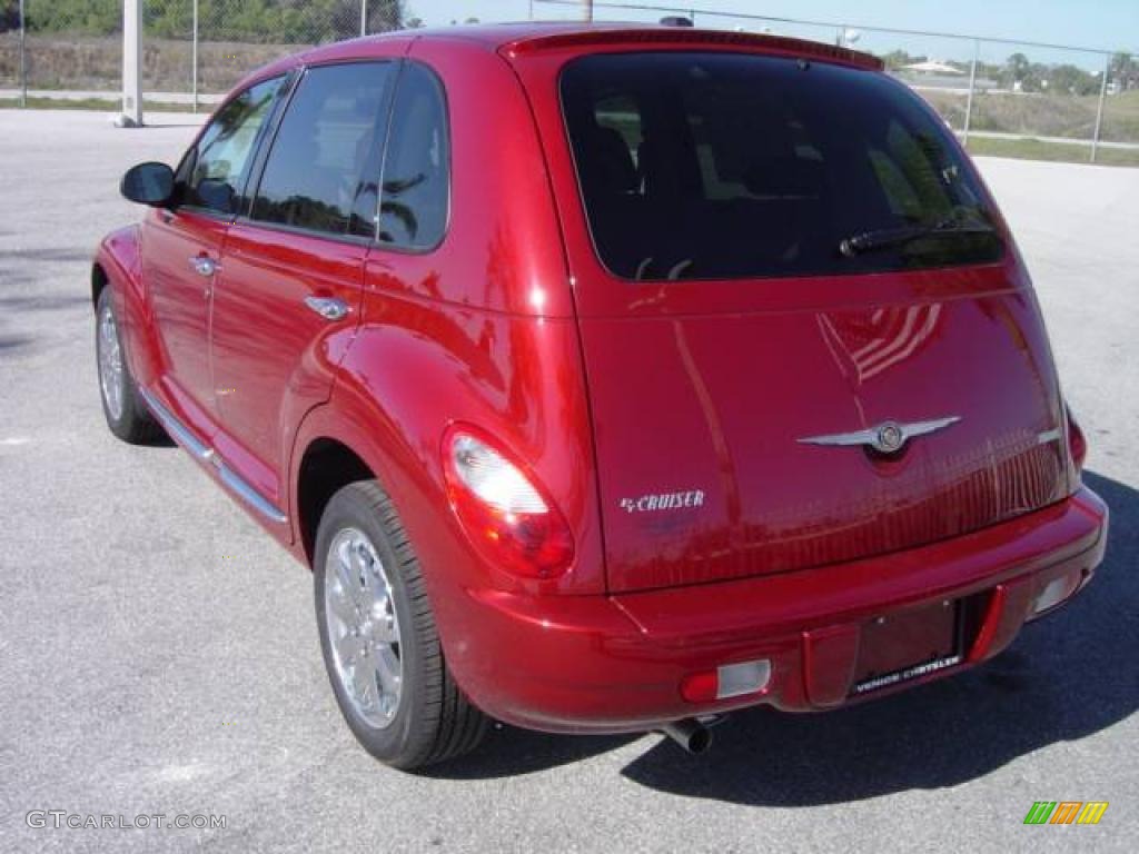 2009 PT Cruiser Touring - Inferno Red Crystal Pearl / Pastel Pebble Beige photo #4