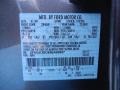 UJ: Sterling Grey Metallic 2009 Ford Edge SEL Color Code