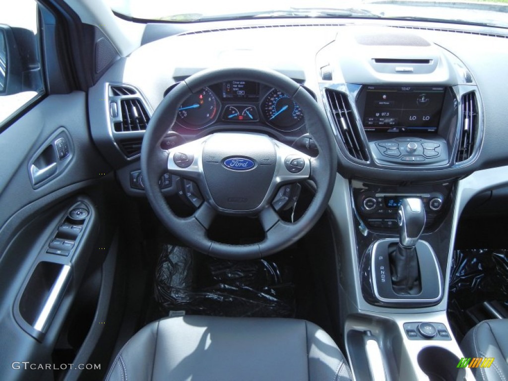 2013 Ford Escape SEL 1.6L EcoBoost Charcoal Black Dashboard Photo #68096441