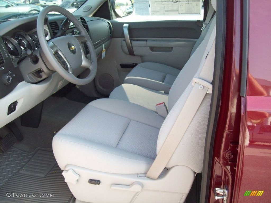 2012 Silverado 1500 LT Crew Cab 4x4 - Deep Ruby Metallic / Light Titanium/Dark Titanium photo #17