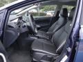 Charcoal Black Leather 2013 Ford Fiesta Titanium Sedan Interior Color