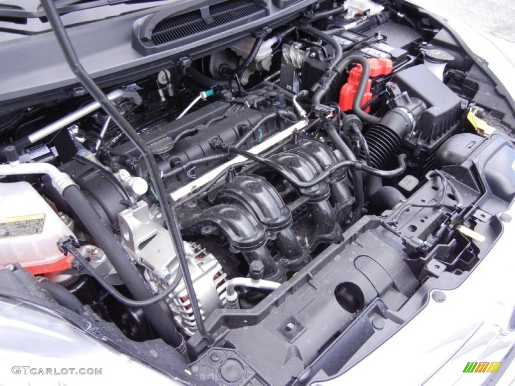 2013 Ford Fiesta Titanium Sedan 1.6 Liter DOHC 16-Valve Ti-VCT Duratec 4 Cylinder Engine Photo #68096921