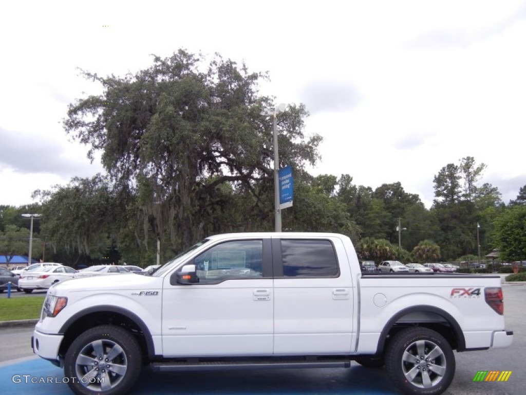 2012 F150 FX4 SuperCrew 4x4 - Oxford White / Black photo #2