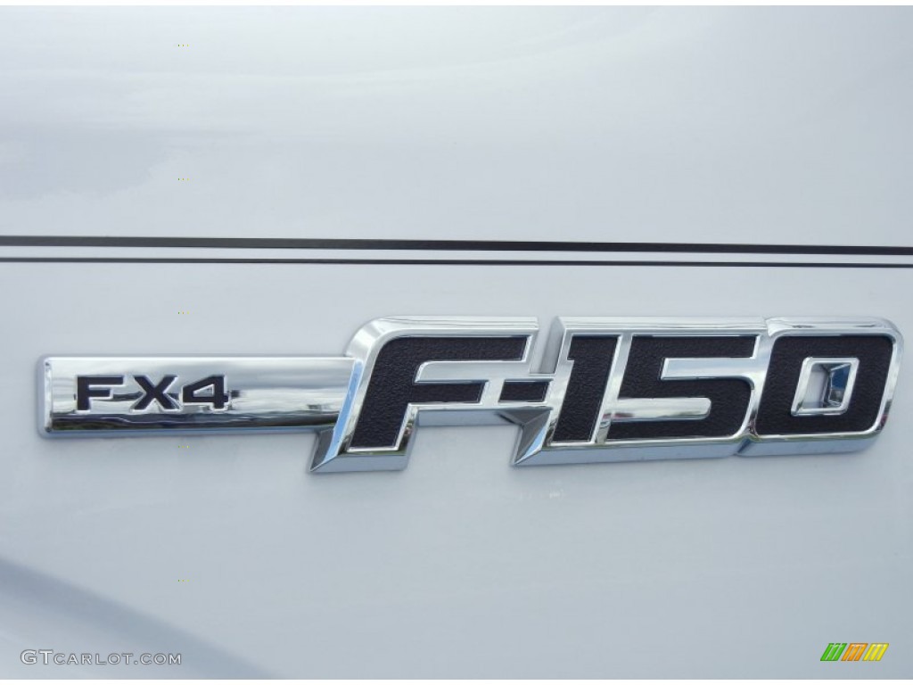 2012 F150 FX4 SuperCrew 4x4 - Oxford White / Black photo #4