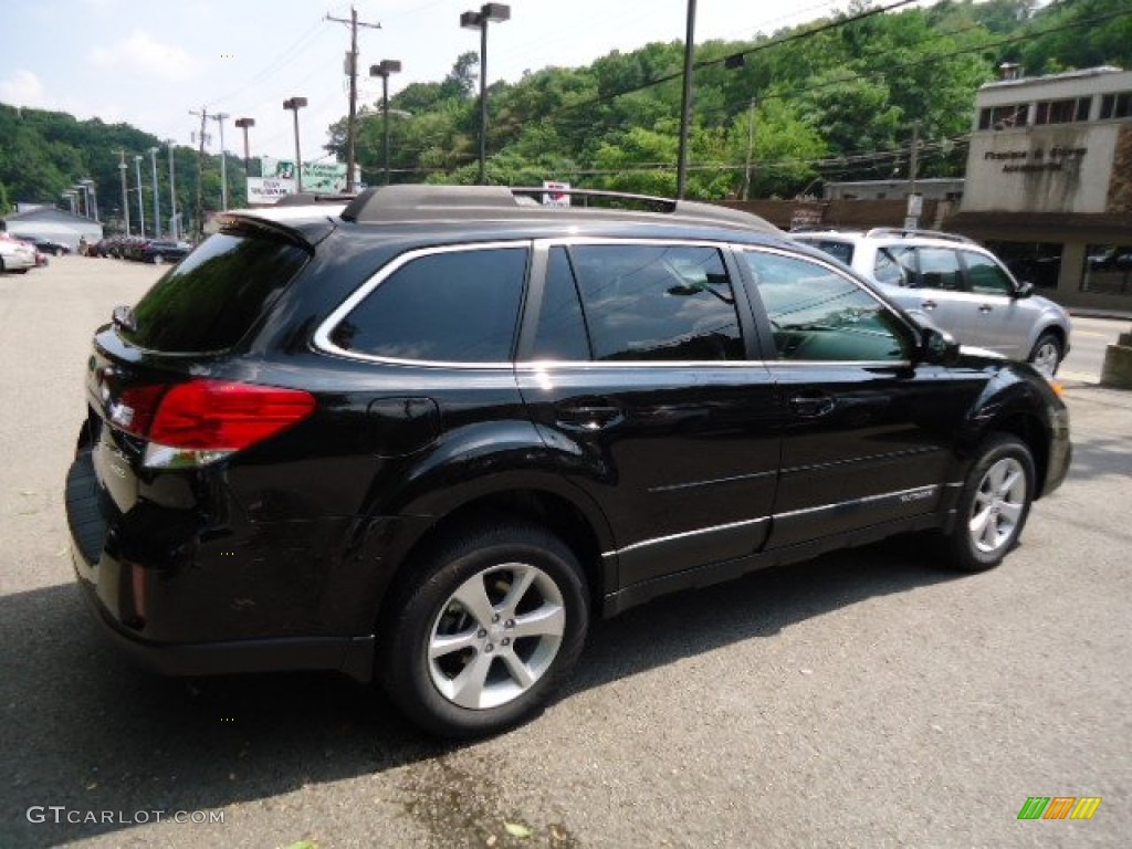 2013 Outback 2.5i Premium - Crystal Black Silica / Ivory photo #3