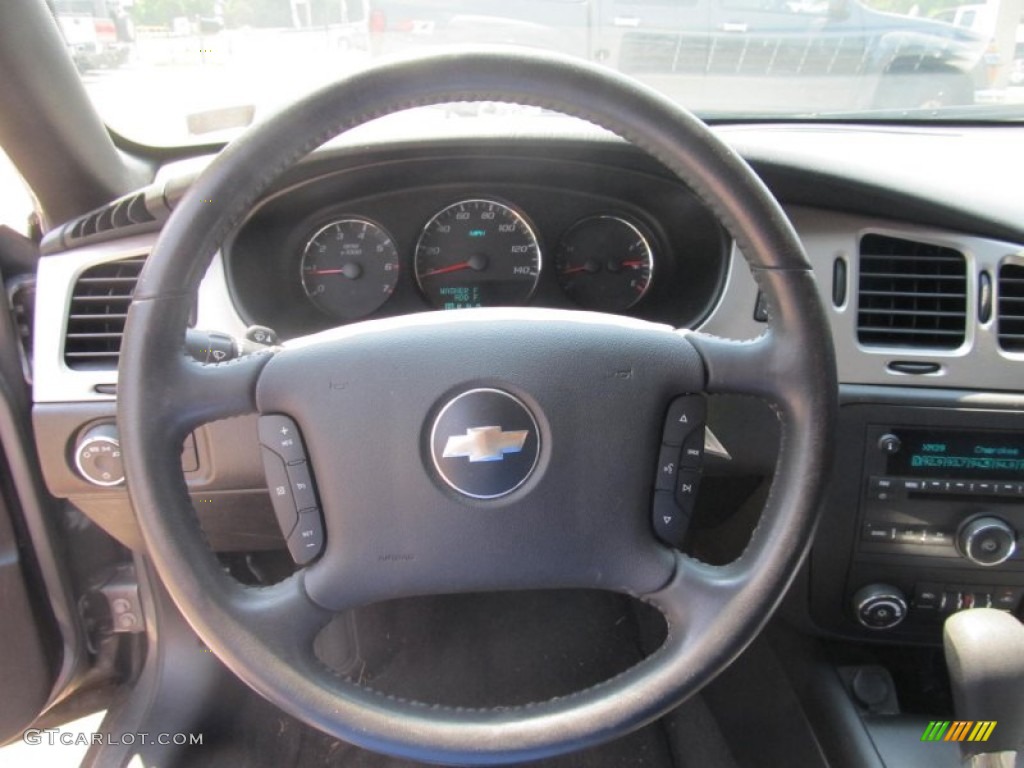 2007 Chevrolet Monte Carlo LT Ebony Black Steering Wheel Photo #68099417