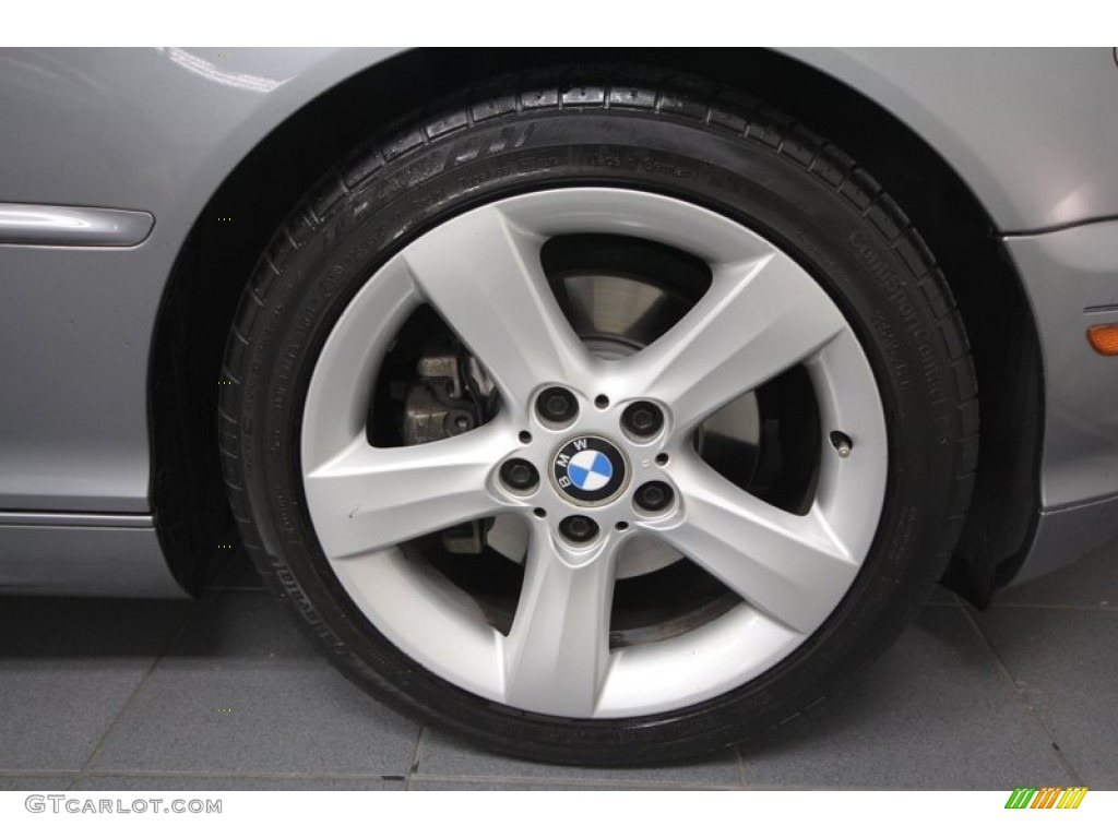 2004 3 Series 325i Convertible - Silver Grey Metallic / Black photo #10