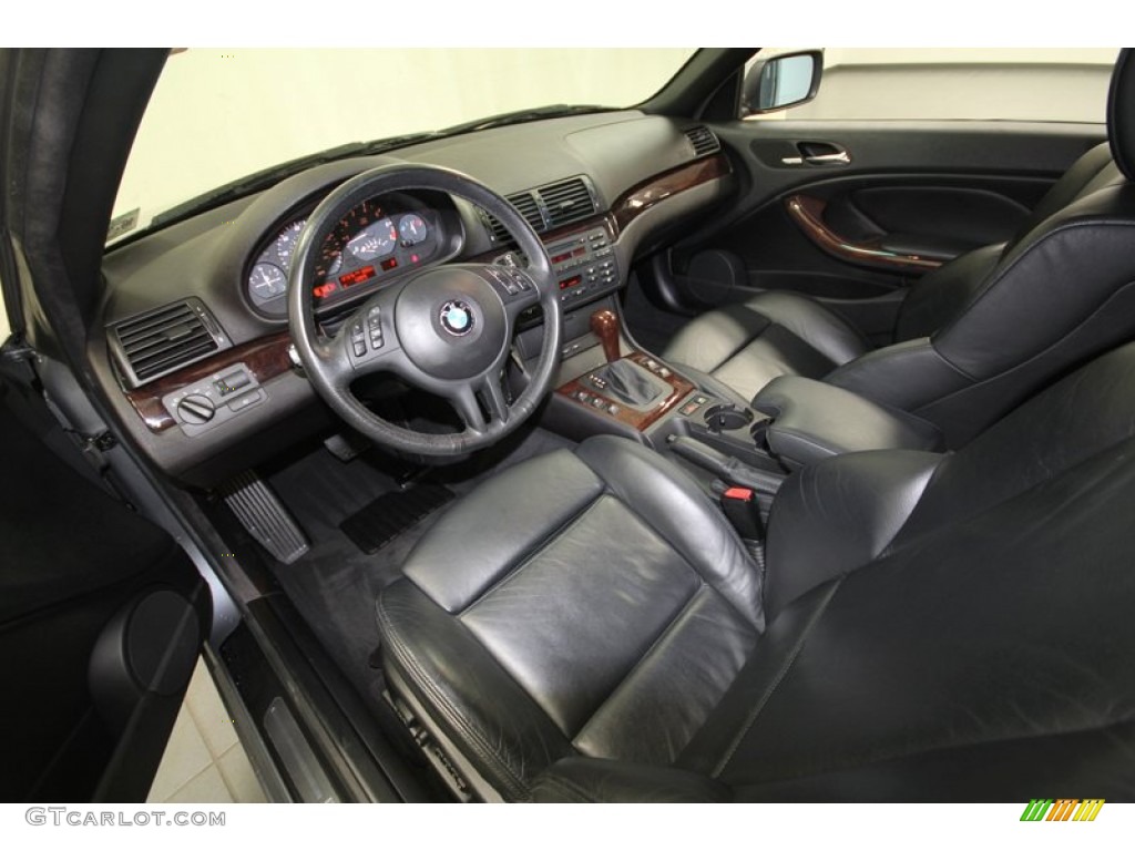 2004 3 Series 325i Convertible - Silver Grey Metallic / Black photo #14
