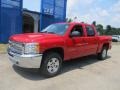 2013 Victory Red Chevrolet Silverado 1500 LT Crew Cab 4x4  photo #1