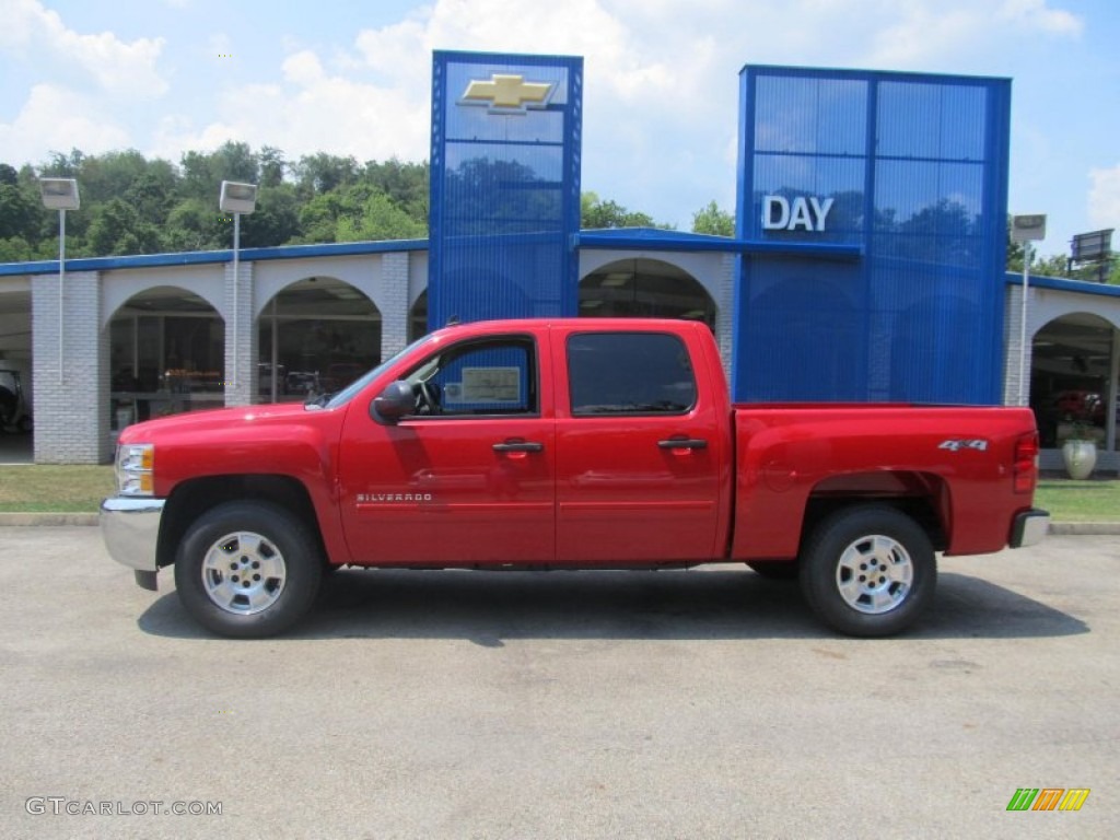 2013 Silverado 1500 LT Crew Cab 4x4 - Victory Red / Ebony photo #2