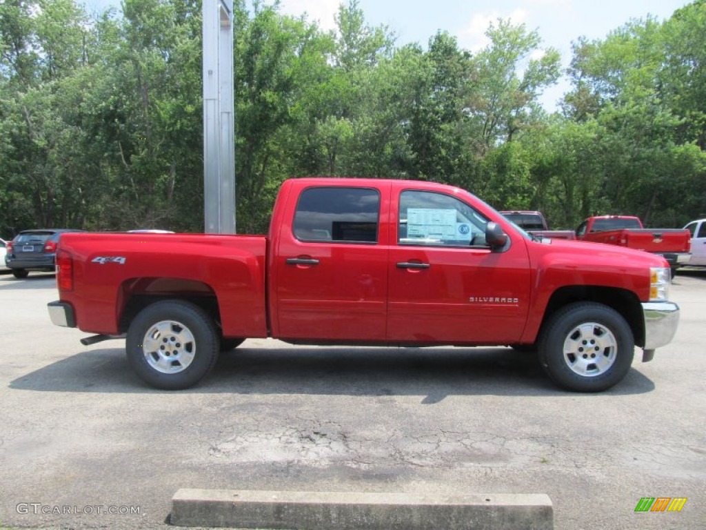 2013 Silverado 1500 LT Crew Cab 4x4 - Victory Red / Ebony photo #4
