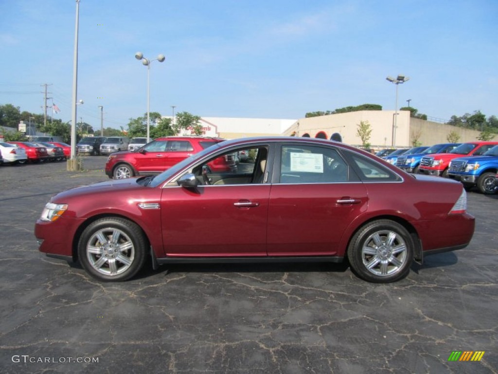 Merlot Metallic 2008 Ford Taurus Limited Exterior Photo #68100704