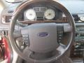 Medium Light Stone 2008 Ford Taurus Limited Steering Wheel
